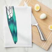 Linge De Cuisine Illustration d'oiseau de quetzal resplendissant (Quart Plié)