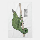 Linge De Cuisine Illustration du caméléon de Jackson (Vertical)