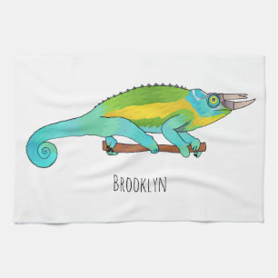 Linge De Cuisine Illustration du caméléon de Jackson