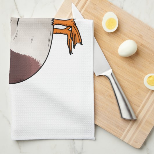 Linge De Cuisine Illustration du canard de Majard (Quart Plié)