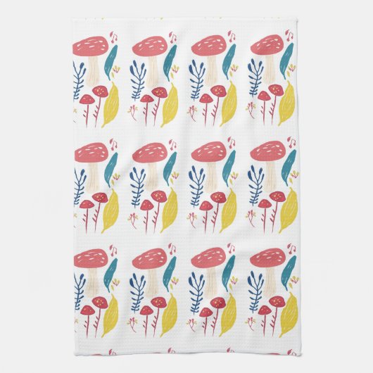 Linge De Cuisine Illustration du champignon mou (Vertical)