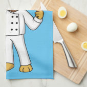 Linge De Cuisine Illustration du chef mignon lion (Quart Plié)