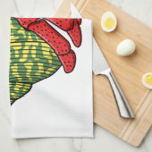 Linge De Cuisine Illustration du crabe mignon (Quart Plié)