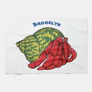 Linge De Cuisine Illustration du crabe mignon