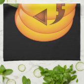 Linge De Cuisine Illustration du dessin du Citrouille d'Halloween (Plié)