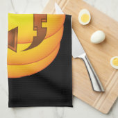 Linge De Cuisine Illustration du dessin du Citrouille d'Halloween (Quart Plié)