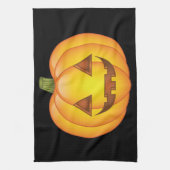Linge De Cuisine Illustration du dessin du Citrouille d'Halloween (Vertical)