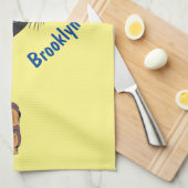 Linge De Cuisine Illustration du grand héron bleu (Quart Plié)