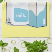 Linge De Cuisine Illustration du lait (Plié)