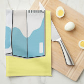 Linge De Cuisine Illustration du lait (Quart Plié)