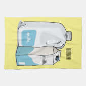 Linge De Cuisine Illustration du lait (Horizontal)