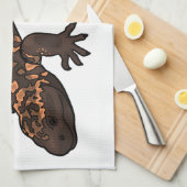 Linge De Cuisine Illustration du monstre Gila (Quart Plié)