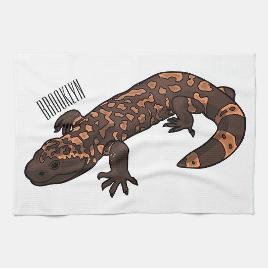 Linge De Cuisine Illustration du monstre Gila (Horizontal)