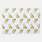 Linge De Cuisine Illustration du Motif d'oiseau magnifique (Horizontal)