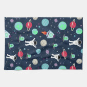 Linge De Cuisine Illustration du Motif spatial (Horizontal)