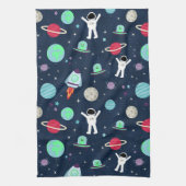 Linge De Cuisine Illustration du Motif spatial (Vertical)