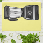 Linge De Cuisine Illustration du processeur et du mixeur alimentair (Plié)