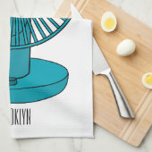 Linge De Cuisine Illustration du ventilateur (Quart Plié)