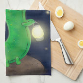 Linge De Cuisine Illustration du ver vert mou (Quart Plié)