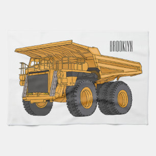 Linge De Cuisine Illustration d'un camion à grande échelle
