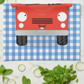 Linge De Cuisine Illustration d'un camion kawaii rouge mou (Plié)