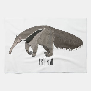 Linge De Cuisine Illustration d'un dessin animé d'Anteater