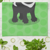 Linge De Cuisine Illustration d'un diable de Tasmanie affamé (Plié)