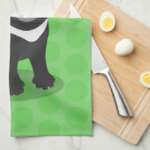 Linge De Cuisine Illustration d'un diable de Tasmanie affamé (Quart Plié)