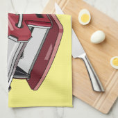 Linge De Cuisine Illustration d'un fabricant de pâtes alimentaires (Quart Plié)