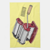 Linge De Cuisine Illustration d'un fabricant de pâtes alimentaires (Vertical)