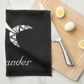 Linge De Cuisine Illustration d'un requin-marteau tribal (Quart Plié)