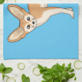 Linge De Cuisine Illustration Fennec fox (Plié)