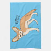 Linge De Cuisine Illustration Fennec fox (Vertical)
