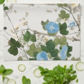 Linge De Cuisine Illustration Fleurs vintages (Plié)