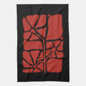 Linge De Cuisine Illustration florale d'art (Vertical)