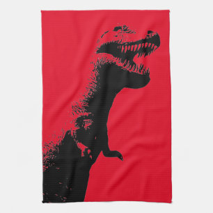 Linge De Cuisine Illustration graphique de dinosaure T-Rex terrifia