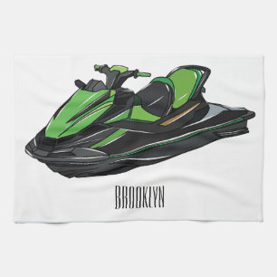 Linge De Cuisine Illustration Jet ski