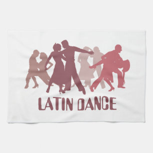 Linge De Cuisine Illustration latine de danseurs