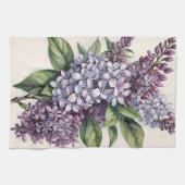 Linge De Cuisine Illustration Lilacs Purple Lilac Bush (Horizontal)