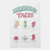 Linge De Cuisine Illustration mignonne de taco (Vertical)