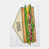 Linge De Cuisine Illustration Sandwich (Vertical)