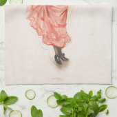 Linge De Cuisine Illustration Vintage Coquette (Plié)