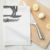 Linge De Cuisine Illustration vintage d'âne - ânes 1800's (Quart Plié)