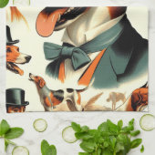 Linge De Cuisine Illustration vintage de Foxhound (Plié)