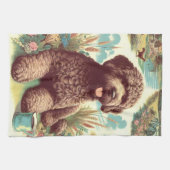 Linge De Cuisine Illustration vintage Lagotto Romagnolo (Horizontal)