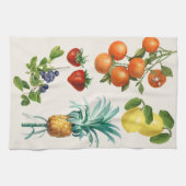 Linge De Cuisine Illustrations de fruits vintage (Horizontal)
