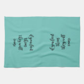 Linge De Cuisine Ils les nourriront et ils viendront cuisine (Horizontal)