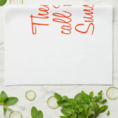 Linge De Cuisine Ils m'appellent Sunshine (Plié)