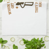 Linge De Cuisine Ils Sortent Leur Poil (Plié)