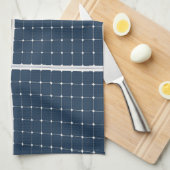 Linge De Cuisine Image amusante d'un panneau solaire (Quart Plié)